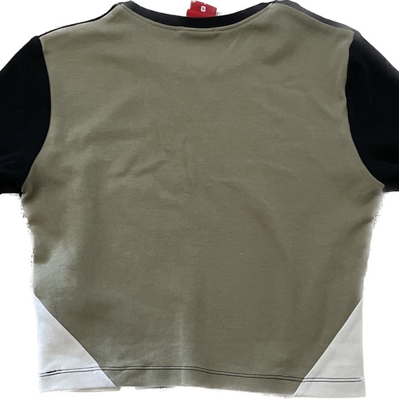 Nike Air Cropped Black & Neon T-Shirt ✔️ - Picture 4 of 4